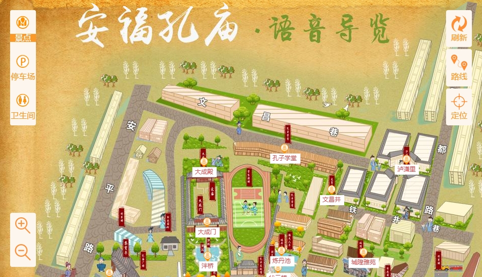 石门手绘地图：智慧景区智能化服务的延伸